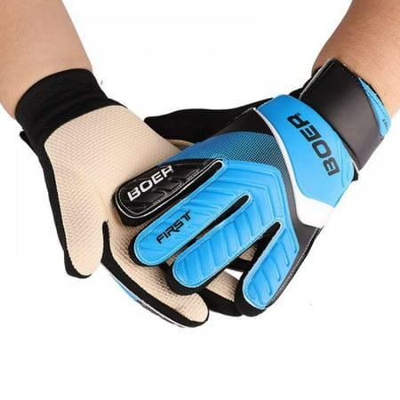 Image of Professional Adult Goalkeeper Gloves Football Gloves Wearable Non-Slip Gloves Full Finger Double Protection