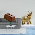 thumbnail image 2 of Organizador rectangular multifuncional para servilletas, con estatua de de resina. Escultura decorativa de animal para la cocina., 2 of 8