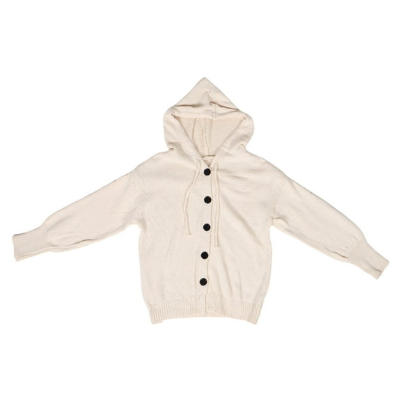 FRCOLOR Long Sleeve Knit Sweater Cardigan For Men And Women Open Front Hooded Outwear Soft Cotton Warm And Comfortable For All Occasions