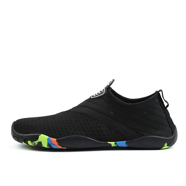 Zapatos De Agua De Playa Zapatos de vadeo transpirables deportes playa zapatillas para adultos mujeres hombres (negro 45) Ndcxsfigh Para Estrenar