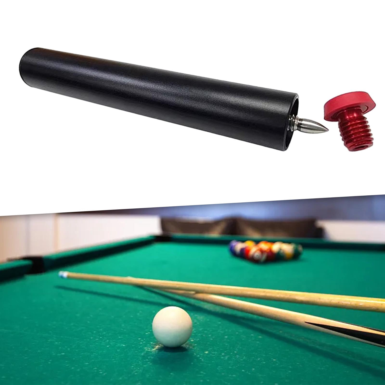 Baoblaze Pool Cue Extender Billiards Cue Extension for Beginners Enthusiast Men Women Red