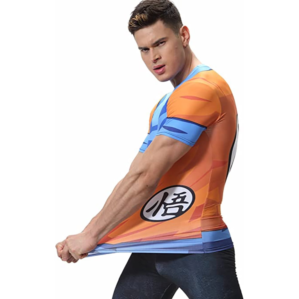 CosFitness Anime Workout Shirt, Dragon Ball Cosplay Fitness