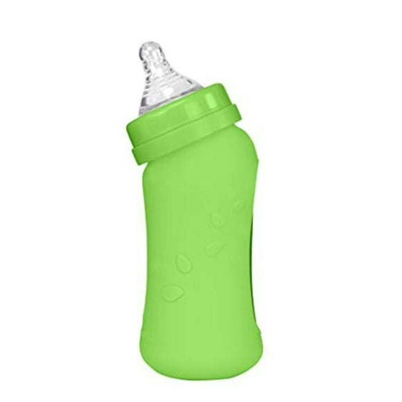Biberón Green Sprouts hecho de plantas y vidrio, 210 ml