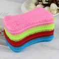 thumbnail image 2 of Racing Butterfly Silicone Dish Washing Brush Pot Pan Sponge Scrubber Kitchen Cleaning Tool, 2 of 8