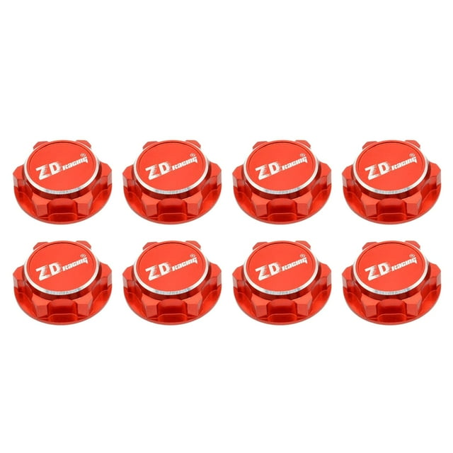 Tuercas de rueda hexagonal Hugo 4x 17mm para coche 1/8