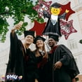 thumbnail image 6 of PMU Graduation Jumping Smiley Grad Balloon Bouquet | Jumping Grad Mylar Balloons | Jump for Joy Graduation Smiley Grad Balloon | Grad Foil Balloons | Burgundy (5/Pkg) Pkg/1, 6 of 8