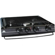 Dometic 52943 3 Burner Cooktop Match, Black