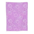 thumbnail image 1 of Dreamy Purple Bubble Throw Blanket, Super Soft Anti-Pilling Flannel Bed Blankets, 50"x40", 1 of 8