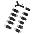 thumbnail image 4 of DEWIN 12Pcs USB2.0 Adapter 3.5mm 2 in 1 Audio Adapter Converter Electronic Accessories, 4 of 14