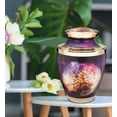 thumbnail image 4 of Honorary Memorials Cremation Urns for Human Ashes - Handmade Cremation Urn - Adult Burial Urn - Satin Bag for Urn and for Ashes Included (Tree of Life), 4 of 7