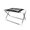 01-Black, variant on Elevated Pet Grooming Bed - Folding Stainless Steel Frame Dog Hammock Bathing Rack with Open Mesh Surface for Small Dogs and Cats
