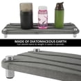thumbnail image 4 of Sink Caddy Fast Drying Diatomaceous Pedestal Soap Dish Tray Sponge Countertop Organizer, 4 of 9