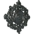 thumbnail image 3 of 22 1/2"W x 30 3/8"H x 1 1/2"P Katheryn Ceiling Medallion, Hand-Painted Pewter, 3 of 6