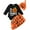 1st Halloween Pumpkin, variant on HWJAD Newborn Baby Boy Halloween Clothes Long Sleeve Orange Pumpkin Face Print Romper Bodysuit Pants 3PCS Infant Outfits Set