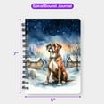 thumbnail image 5 of Hello Winter Boxer Welcome Snowy Night Watercolor Vintage Spiral Bound Journal Boxers Dog Lover Gifts Idea 5x7in Spiral Notebook - 01011, 5 of 5