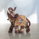 thumbnail image 4 of Estatua Adornos de estatua de elefante Feng Shui de resina para sala de estar dormitorio (marrón M) Likrtyny Libre de BPA, 4 of 8
