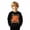 Black, variant on Boys Girls Halloween Pullover Pumpkin Black Cat Print Crewneck Sweatshirts Kids Outerwear Tops School Wear,Orange,10-11 Years