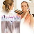 thumbnail image 4 of Makeup Brushes, Eye Brushes, 20-Piece Synthetic Hair Eye Makeup Brush Set for Powder Lip Eyeliner Eyeshadow with Wooden Handles, Professional Beauty Tools for Home and Daily Use, 4 of 4