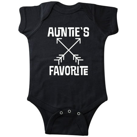 

Inktastic Aunties Favorite Niece Nephew Gift Gift Baby Boy or Baby Girl Bodysuit