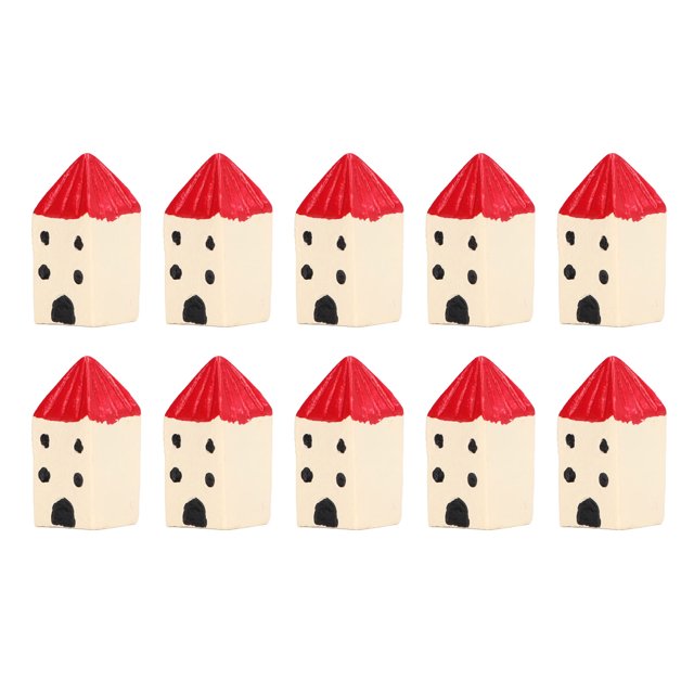 Casa de Muñecas Modelo en Miniatura 10 Piezas Estilo Mediterráneo ANGGREK