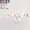 Blanc + Or, variante sur Riwcyla Nouveau Plafond de Chambre Hôtel Personnalité Créative art Salon Pièce Luxe tube Courbé Doré Sans source Blanc+or