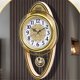 thumbnail image 3 of Reloj de pared de cuarzo silencioso for sala de estar, sencillo y elegante, con decoración de pared for dormitorio, reloj de pared oscilante retro europeo, 3 of 4