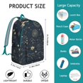 thumbnail image 5 of Spacious Backpack with Mystical Celestial Sun and Moon Pattern, Perfect Gift for School, 5 of 5