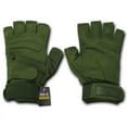 thumbnail image 2 of Lightweight Half Finger Glove, Olive, 2X, 2 of 3