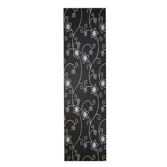 HCTSHG Static Cling Privacy Window Film Black Removable No Adhesive,Black Privacy Window Film Light Blocker,Stained Glass Thermal Cling Heat Control,Room Darkening Glass Sticker for Door Covering 