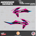 thumbnail image 3 of Kalair GFX Graphics Kit for KTM Enduro 2-Stroke 125 XC, 250 XC and 300 XC (2019-2022) Warrior Series, 3 of 5