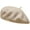 Beige, variant on French Wool Beret Hat Fashionable Chic Casual Warm Cap Girls Ladies Retro Artist Painter Hat