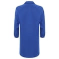 thumbnail image 4 of TiaoBug Men's Work Overalls One Piece Wear Resistant Dustproof Work Coat Long Sleeve Lab Coat Royal Blue 185/3XL, 4 of 8