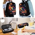thumbnail image 2 of Uorisanigo Space Planet School Backpack Set with Lunch Bag Pencil Pouch Bag Water Bottle Holder Pouch, 4 PCS, Girls, Bookbag School Daypacks for Elementary Middle, 2 of 7