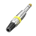 thumbnail image 6 of Metal Connector 6.35mm Male Adapter With 24K Gold Contacts Secure Screw Lock Design For Event Broadcasting, 6 of 9