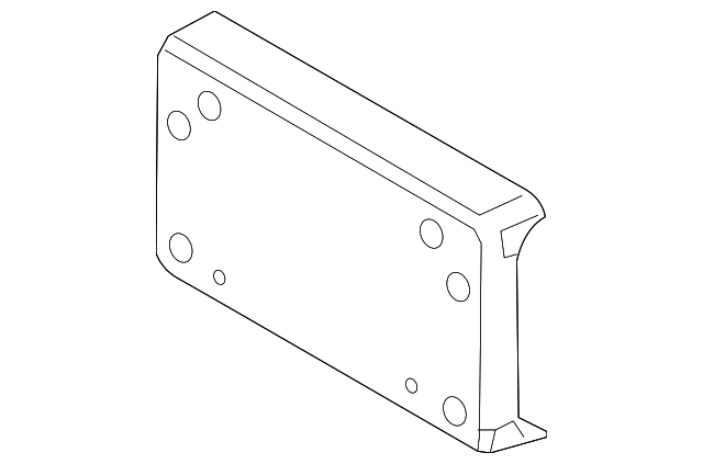 Genuine OE Land-Rover License Bracket - LR026555
