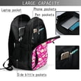 thumbnail image 4 of Daiia Vintage Flowers Pattern USB Charging Backpack for Men and Women, Anti-Theft Backpack,Travel Backpack,School Backpack,College Backpack,Laptop Backpack, 4 of 7