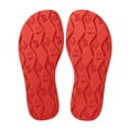 thumbnail image 4 of Hot Chocolate Design Women's Platform Shoes – Clown Mary Jane, Buckle Closure, Ruffle & Pom-Pom Detail, Bold Red Platform Heel, Rubber Sole, Cushioned Insole, Size 7, 4 of 7