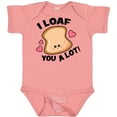 thumbnail image 3 of Inktastic I Loaf You a Lot with Cute Bread Clip Art Boys or Girls Baby Bodysuit, 3 of 5