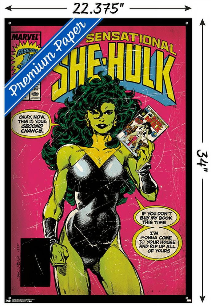 She-Hulk Movie Poster New Film Wall Art Picture Print 24x36inch Dorm Room  Decor