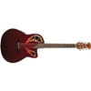 Applause Elite Mid-Depth Bowl Acoustic-Electric Guitar Ruby Red