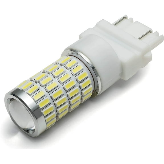 Kuryakyn 2870 Motorcycle Lighting: Replacement High-Intensity LED Light Bulb for Type 3157 Dual-Circuit Applications, White/White, Pack of 1