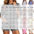 thumbnail image 3 of NominalSnug Lounge Sets for Women Striped Oversized Matching Tops and Shorts Summer Workout Vacation Outfits Pajamas Set, 3 of 8
