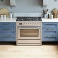 thumbnail image 2 of Rangaire RRG361TS 36" Gas Range Oven with Timer - Stainless Steel, Sealed Burners, Convection Fan, Easy Reach Racks, 2 of 9