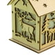 thumbnail image 2 of Casa de madera,Mini casa de madera con luz nocturna que  decorativa,Decoraciones de casa de madera en miniatura colgando,Navidad Festivales Decoración Fiestas Soledad Casa de madera, 2 of 10