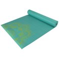 thumbnail image 3 of Sol Living 6P Free Yoga Mat Yoga Mat Stretching Pilates Meditation Exercise Mat Gym Equipment Non Slip Portable Travel Yoga Accessories Foldable Workout Mat - 24" x 72" - Green, 3 of 6