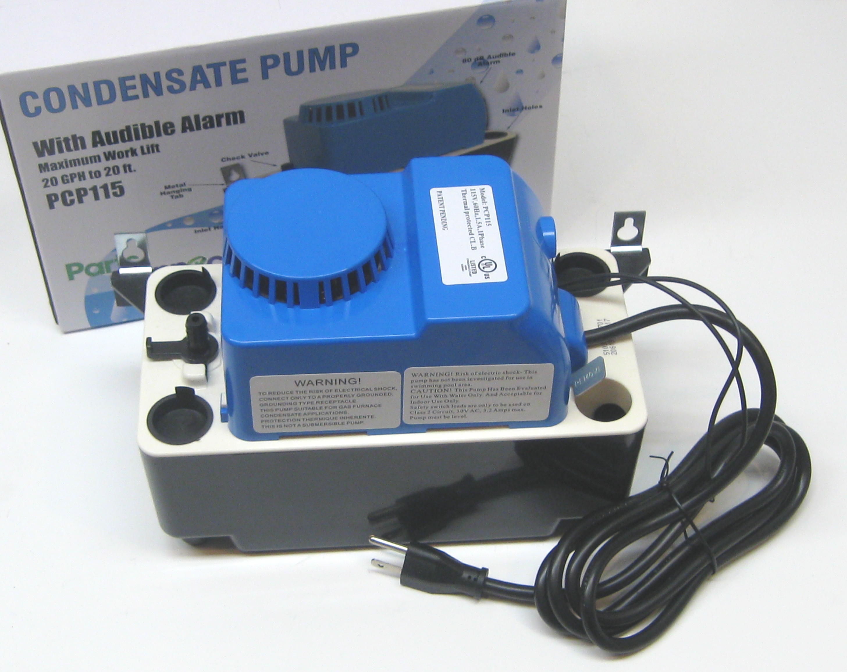 Air Conditioning Pump Automatic Condensate Pump Silent Condensate Lift Removal System Assembly Parts 110‑240V 50‑60HZ