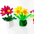 thumbnail image 3 of LoonWear 100Pcs Mix Color Plush Pipe Cleaners Craft Kit Flexible Bendable Wire Chenille Stems Children DIY Craft Decoration Making Kit, 3 of 5