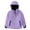 Purple, variant on Mercatoo Kid's Water Proof Ski Jacket Warm Winter Coat Boys Snowboarding Jackets Outdoor F𝐥eece Raincoats Parka Outerwear