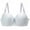 White, variant on Pntutb Bras for Women Seamless Push Up Lace Sports Bra Comfortable Base Tops Underwear Dark Blue S