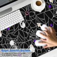 thumbnail image 2 of Long Mouse Pads for Desk,Halloween Spider Web and Skulls Pattern Desk Mats on Top Of Desks, Desk Mouse Pad Extra Large with 3mm Non-Slip Base and Stitched Edge for Gaming,Office,Work,Home 47.3x23.6in, 2 of 5